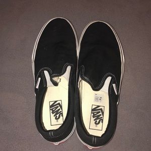 black slip on vans
